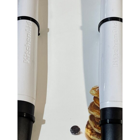 KITCHENAID White 2Pc. Slotted Turner & Basting Spoon Tool SET NEW WITH TAGS! - Picture 2 of 3